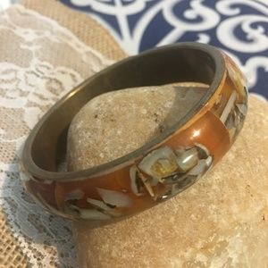 Vintage Bronze and Resin Bangle **Bundle only**